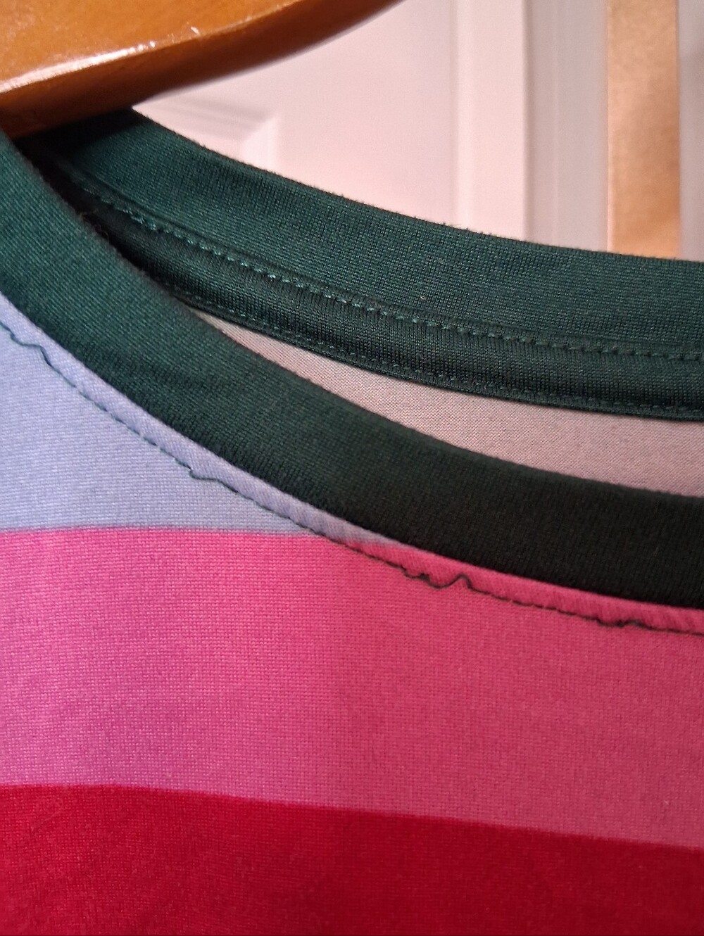 Joyspun Colorful Striped Long Sleeve Top Medium - Picture 3 of 3